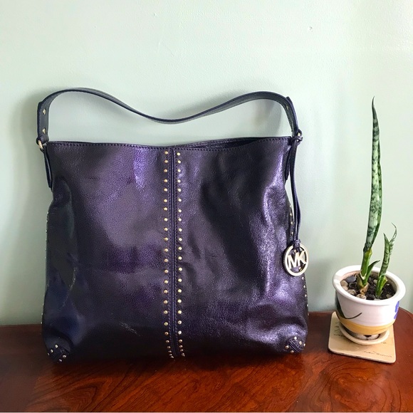 Michael Kors Handbags - Michael Kors Astor Hobo Bag Studs Details Leather Bag
